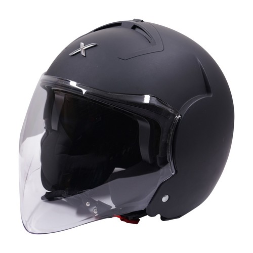 Open face scooter - scooter, helmet