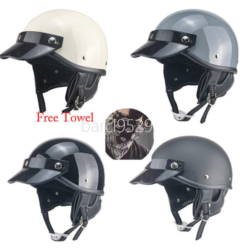Dot half open face motocycle - half,