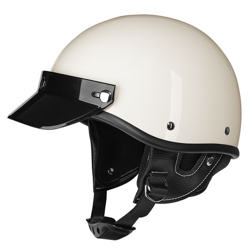 Motorcycle retro half - half, helmet