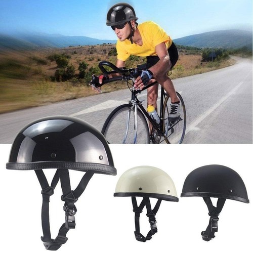 Motorcycle helmet half face - half,
