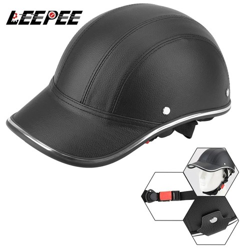 Baseball cap motorcycle helmet - cap,