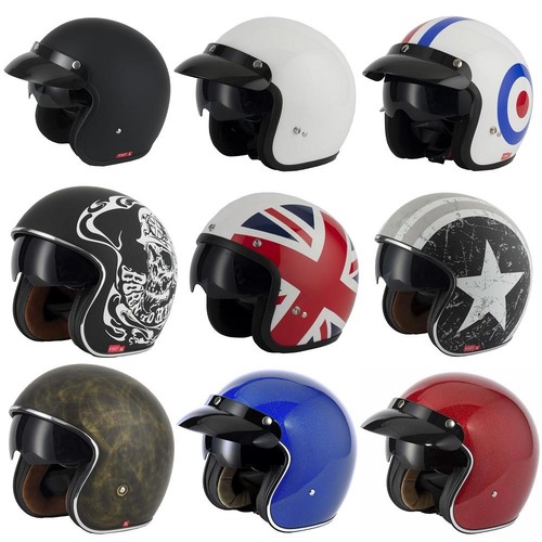 Vcan v537 open face motorcycle - face,