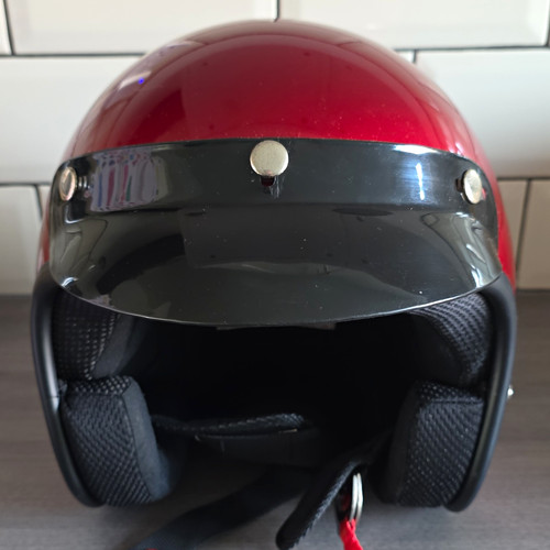 Glossy red open - glossy, scooter