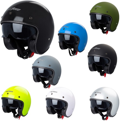 Jet helmet cafe - jet, open