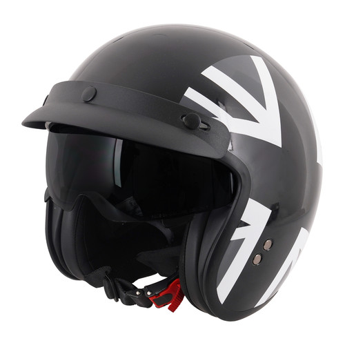 Open face motorcycle scooter - face,