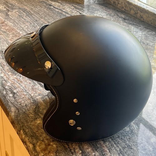 Open face motorbike motorcycle - open,