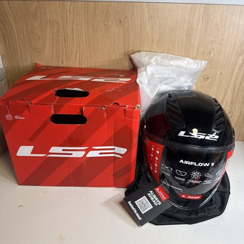 Ls2 of616 airflow gloss - gloss, black