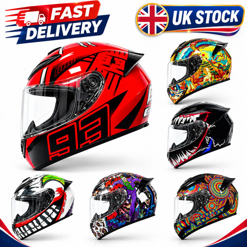 Motorcycle full face helmets - motorcycle,
