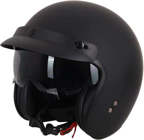 Stealth open face motorcycle - open,